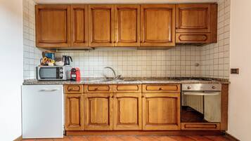 Classic-Apartment | Eigene Küche | Kühlschrank, Mikrowelle, Ofen, Herdplatte