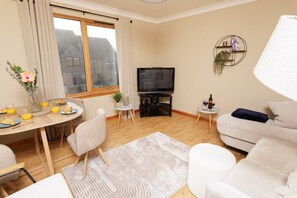 Living area - Central Lerwick; Pet-Friendly 2-Bed Apartment (Lerwick)