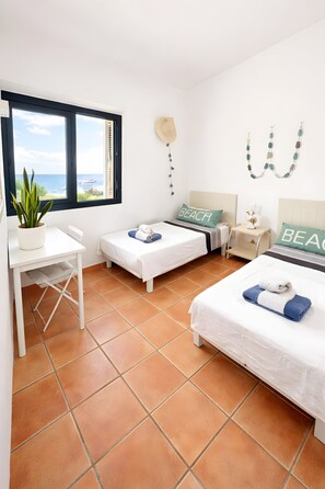 3 chambres, draps fournis