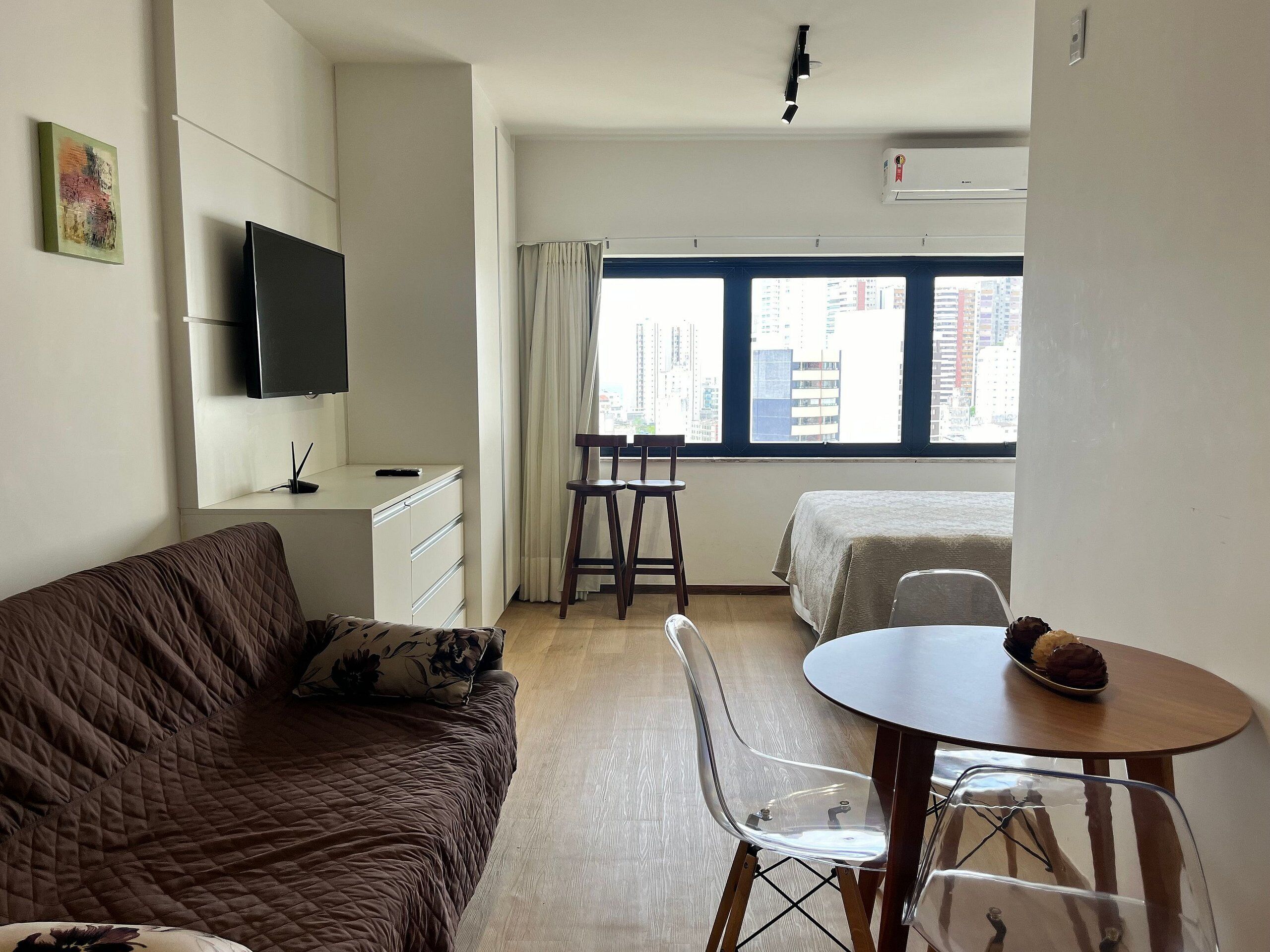 Apartemen Basic | 1 kamar tidur dan Wi-Fi gratis