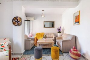 Living area - Guéliz Marrakech 2-Authentic, spacious, central (Marrakech)