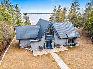 Exterior - Moonlight Bay Retreat, Waterfront home near Cana Island. (Baileys Harbor)