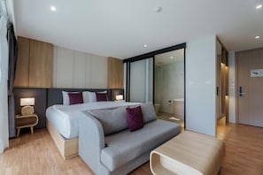 Apartment (0 Bedroom) | 1 bilik tidur, cadar katil 
