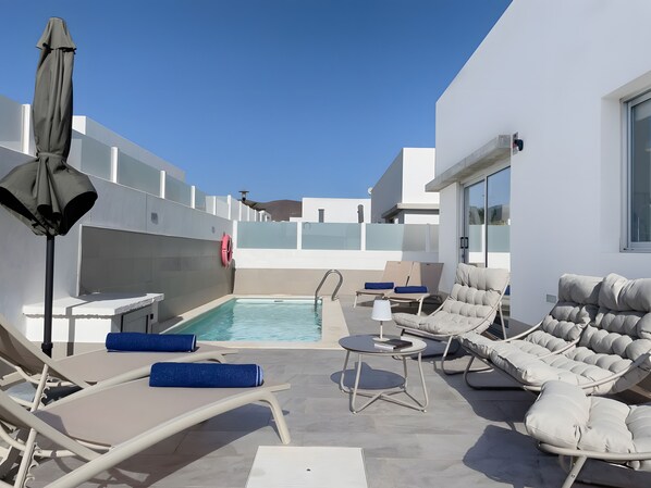 Pool - Vacation Home 'Lychee' with Private Pool, Wi-Fi and Air Conditioning (Las Palmas)