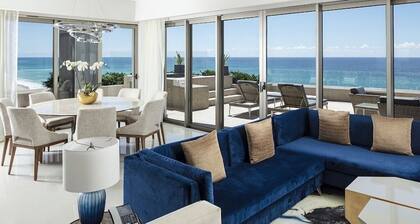 4,198-square-foot oceanfront suite is chic and modern