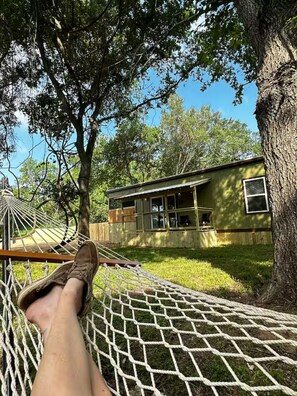 Property grounds - River Shack w/ private enclosed spa. (Smithville)
