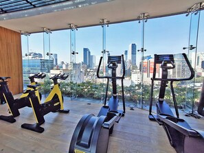 Fitness facility - Luxury loft Roma Norte with pool, gym, AC & cowork (Ciudad de México)