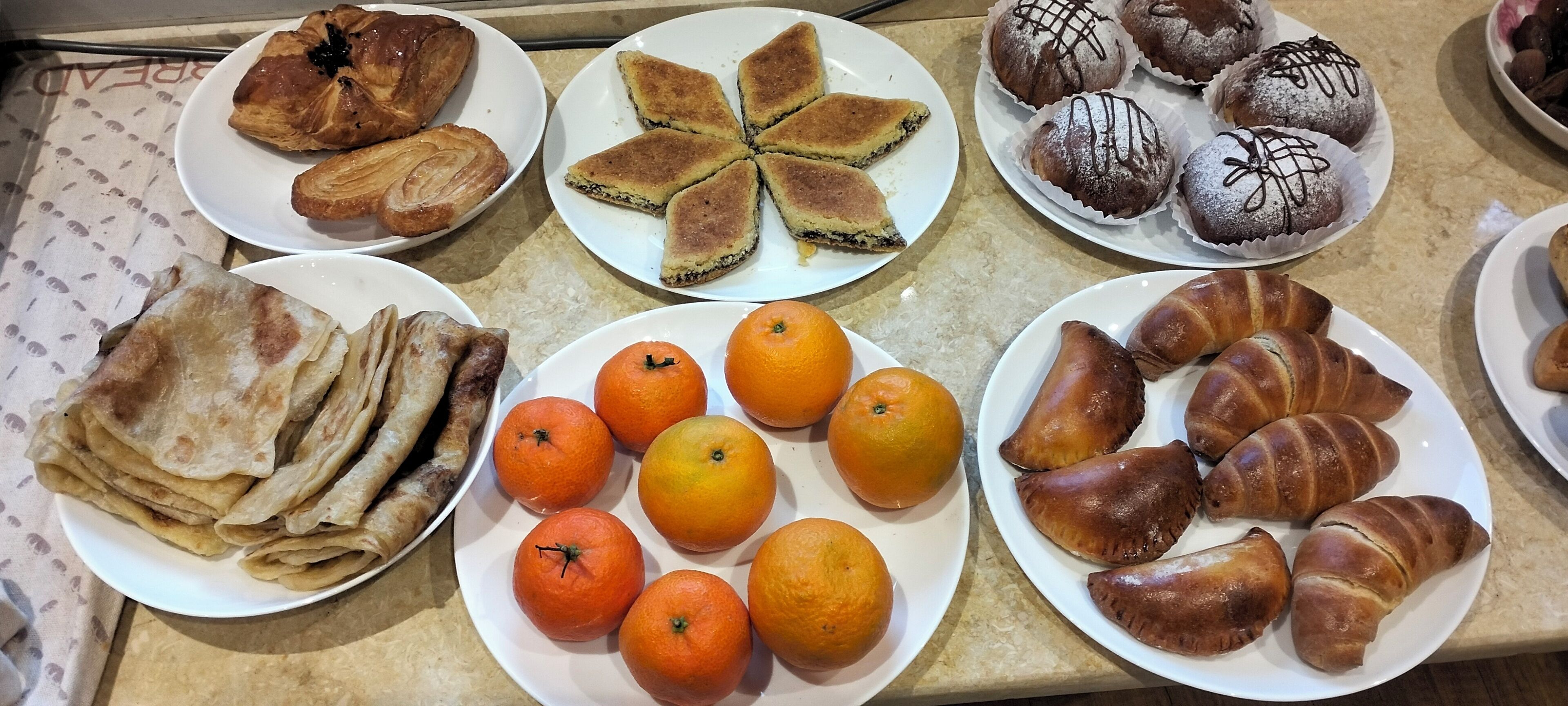 Desayuno buffet incluido todos los días 
