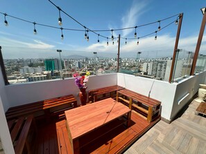 Apartment, 3 Schlafzimmer, Meerblick, Meerseite | Terrasse/Patio