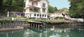 Les Nénuphars, magnifique villa au bord du canal