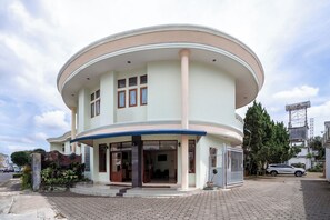 Façade de l’hébergement