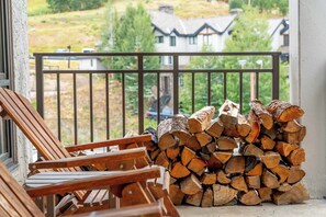 Apartment, Resort View, Mountainside No Resort Fee | Terrace/patio - The Plaza Crested Butte (Crested Butte)