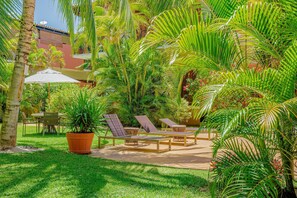 Terrace/patio - PF124 Excellent Village 600m from the Beach (Mata de São João)