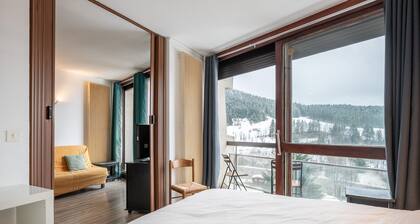 Maison de vacances « Escapade Nature Ski Rando Farniente » avec vue montagne et balcon