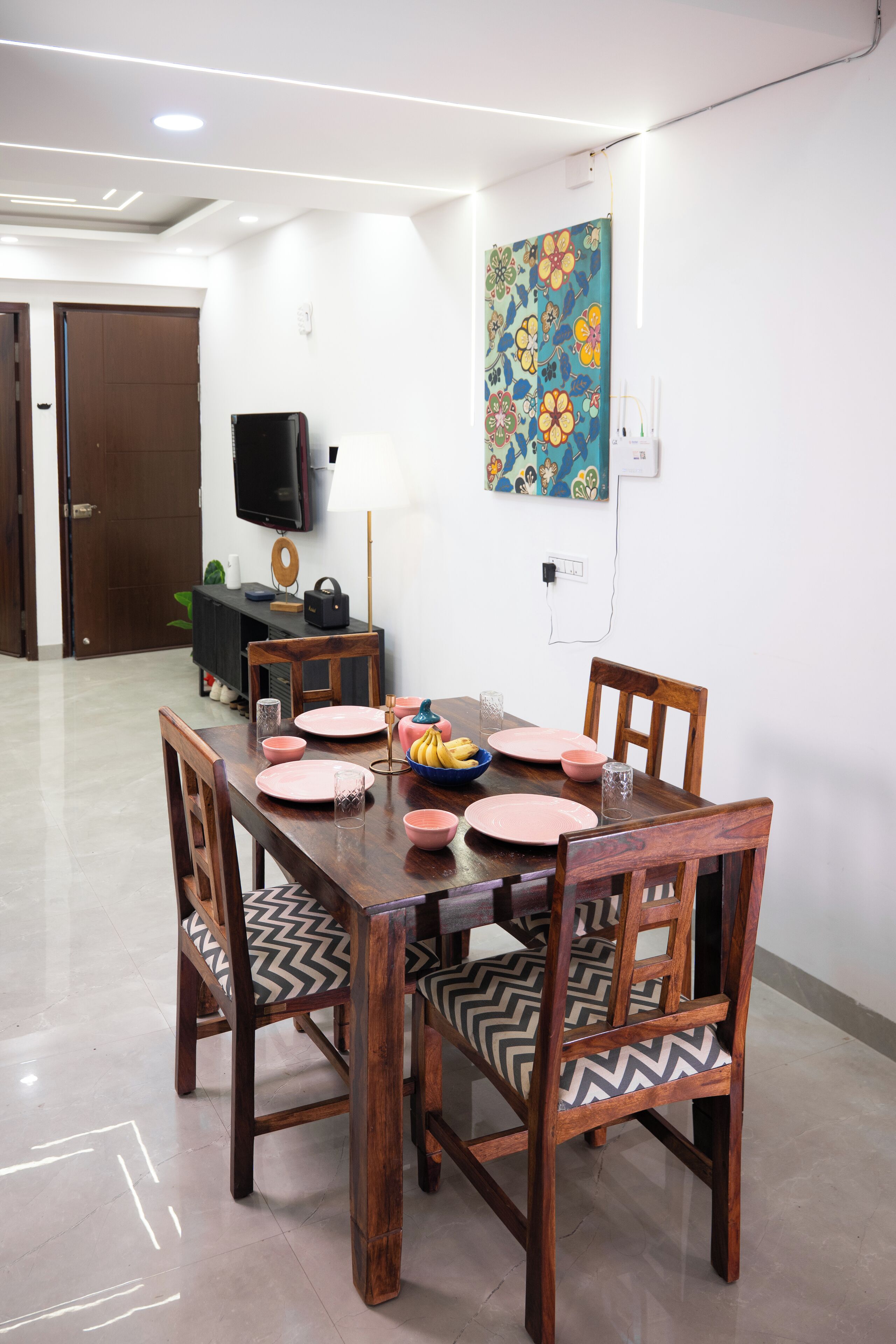 Apartment, 3 Bedrooms, Accessible, Smoking | Dining room