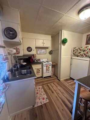 Microwave, oven, stovetop