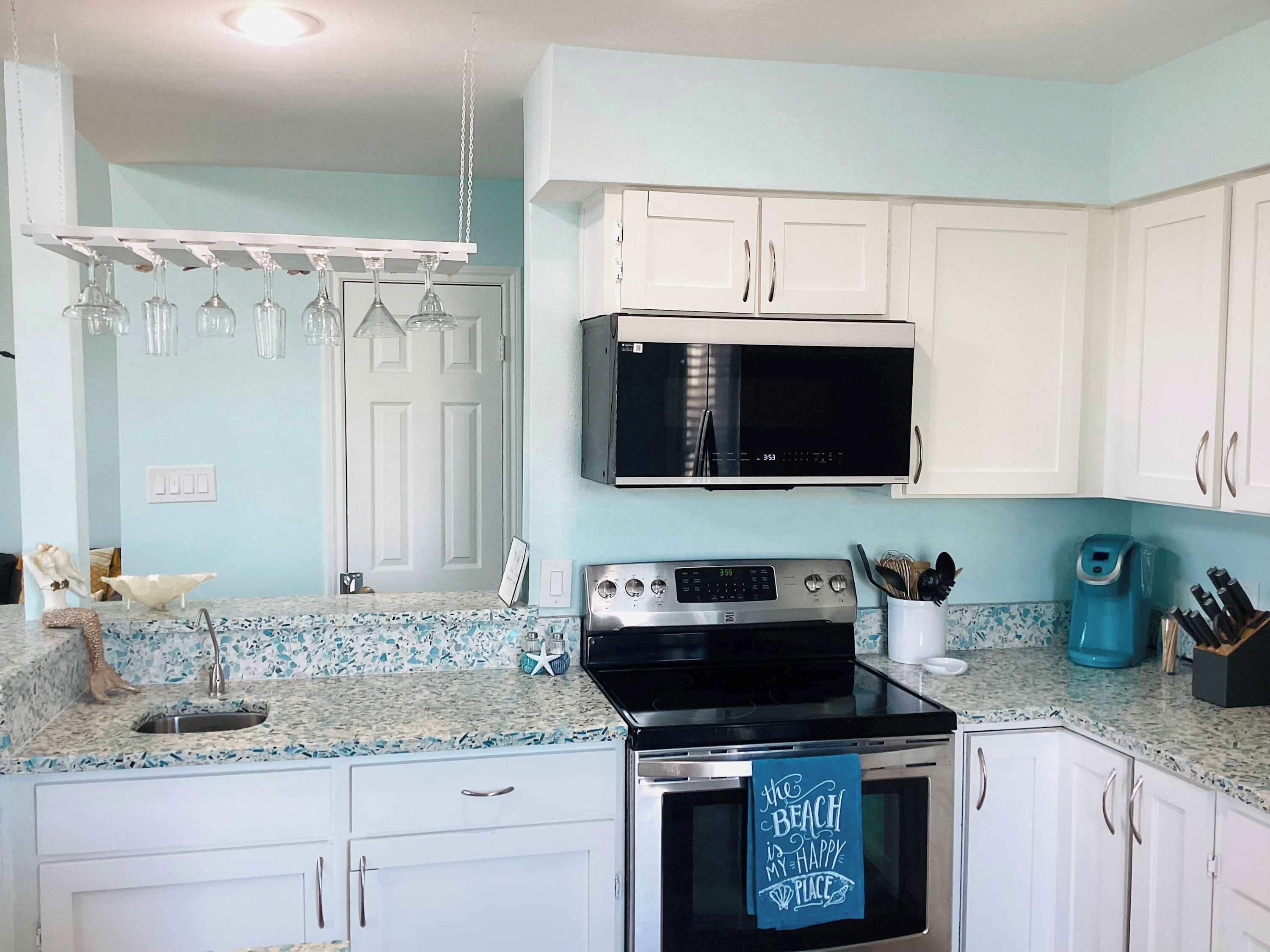 Townhome, Multiple Beds, Patio (Saltwater Solace) | Private kitchen | Dining tables