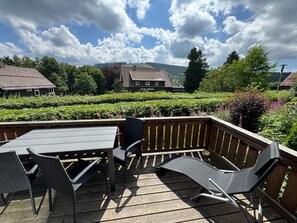 House | Balcony - Blockhutte im Harz mit Sauna und Kamin (Goslar)