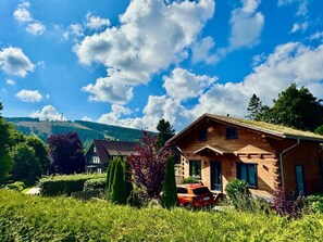 House | Exterior - Blockhutte im Harz mit Sauna und Kamin (Goslar)
