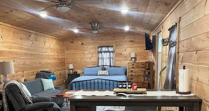 Unit #4 Cozy 1-bedroom cabin in lovely Brushton with AC and heat