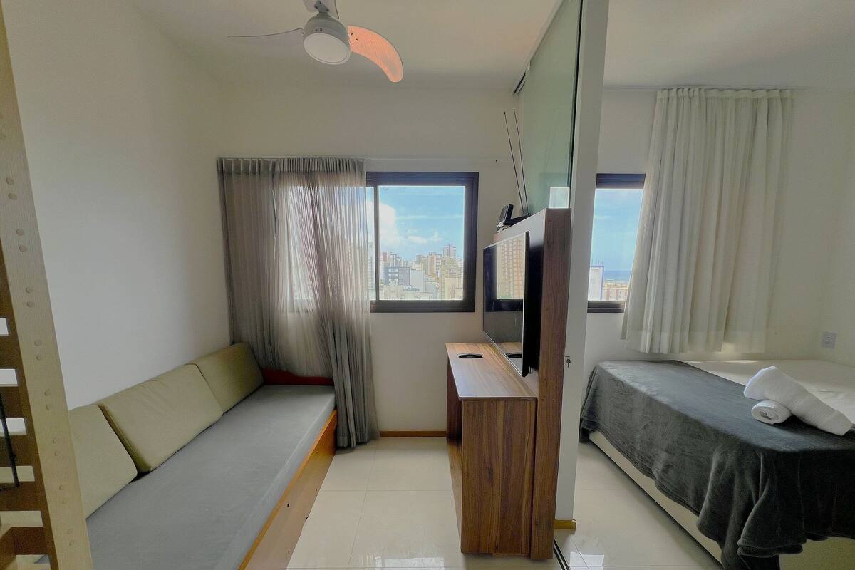 Apartemen Basic | 1 kamar tidur dan Wi-Fi gratis