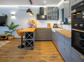 Private kitchen - Lux Vintage House Bella Vita Biograd na Moru with Pool (Biograd na Moru)