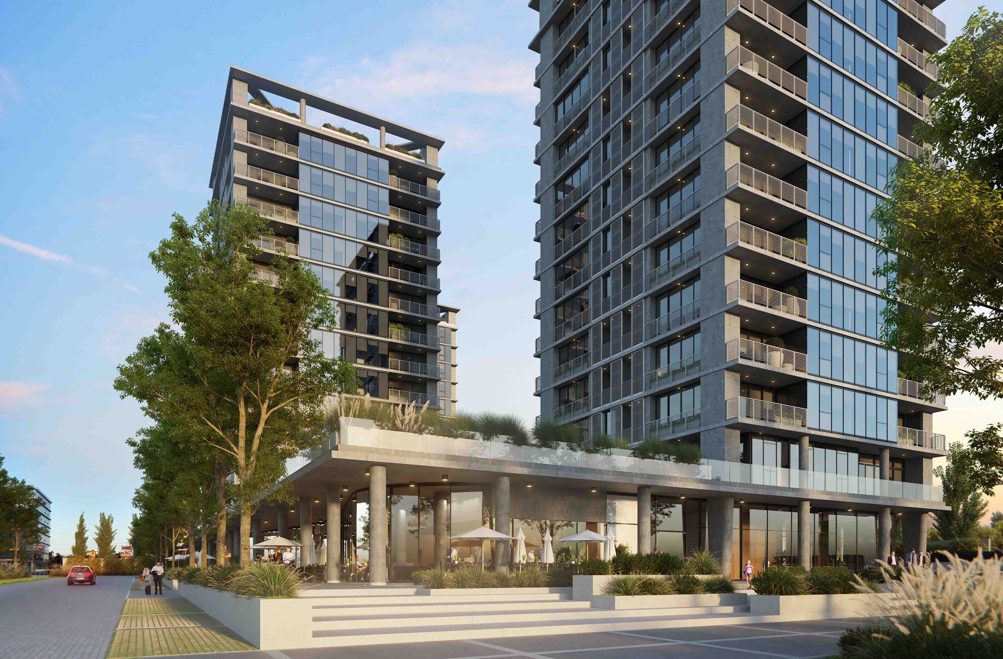 Majoituspaikan julkisivu