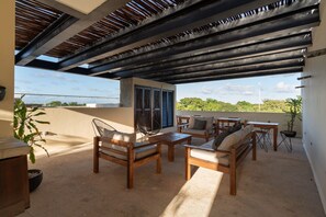 Terrace/patio - Boutique Studio in Tulum with Rooftop Pool and Beach Club Access (Tulum)
