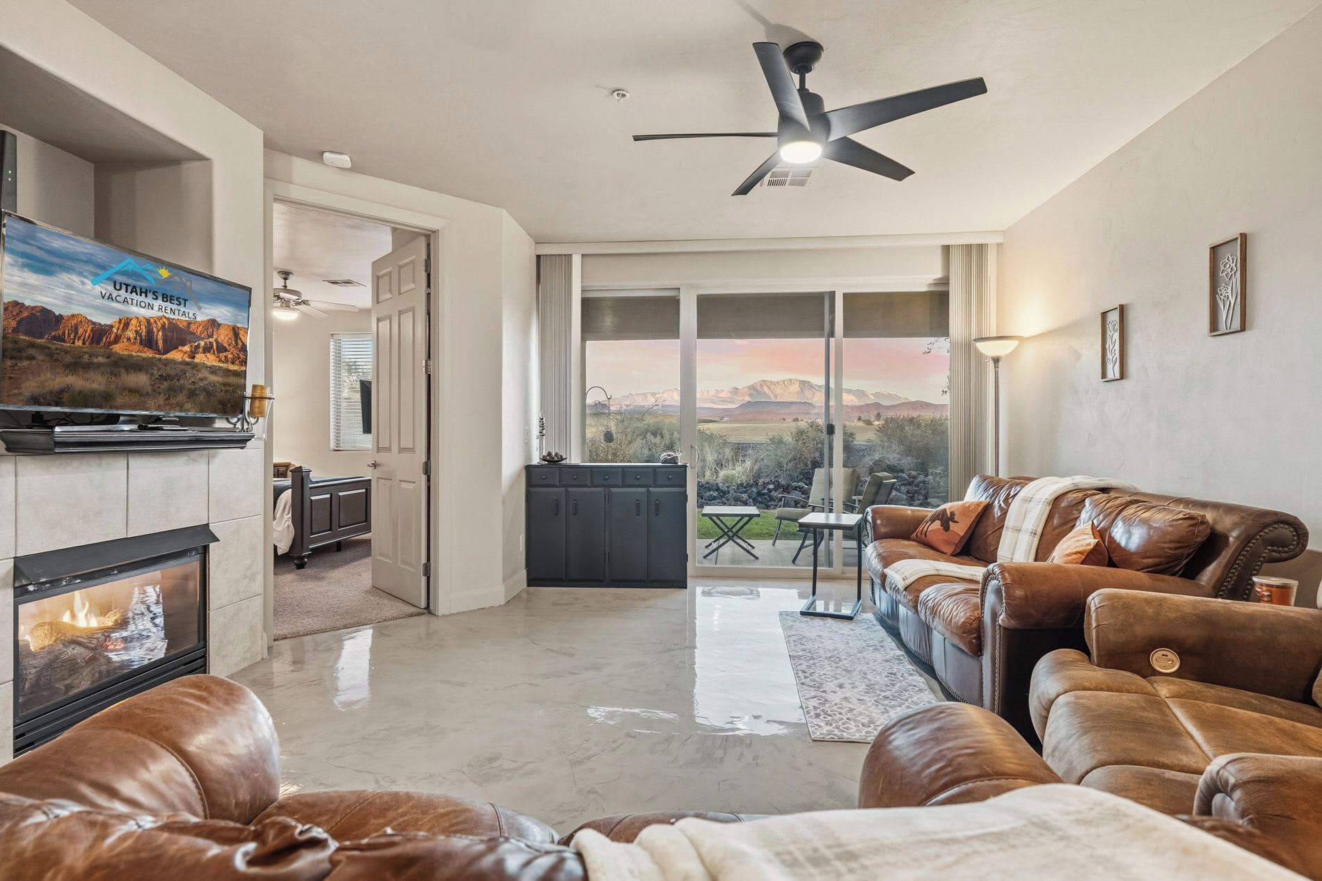 تلفزيون، مدفأة