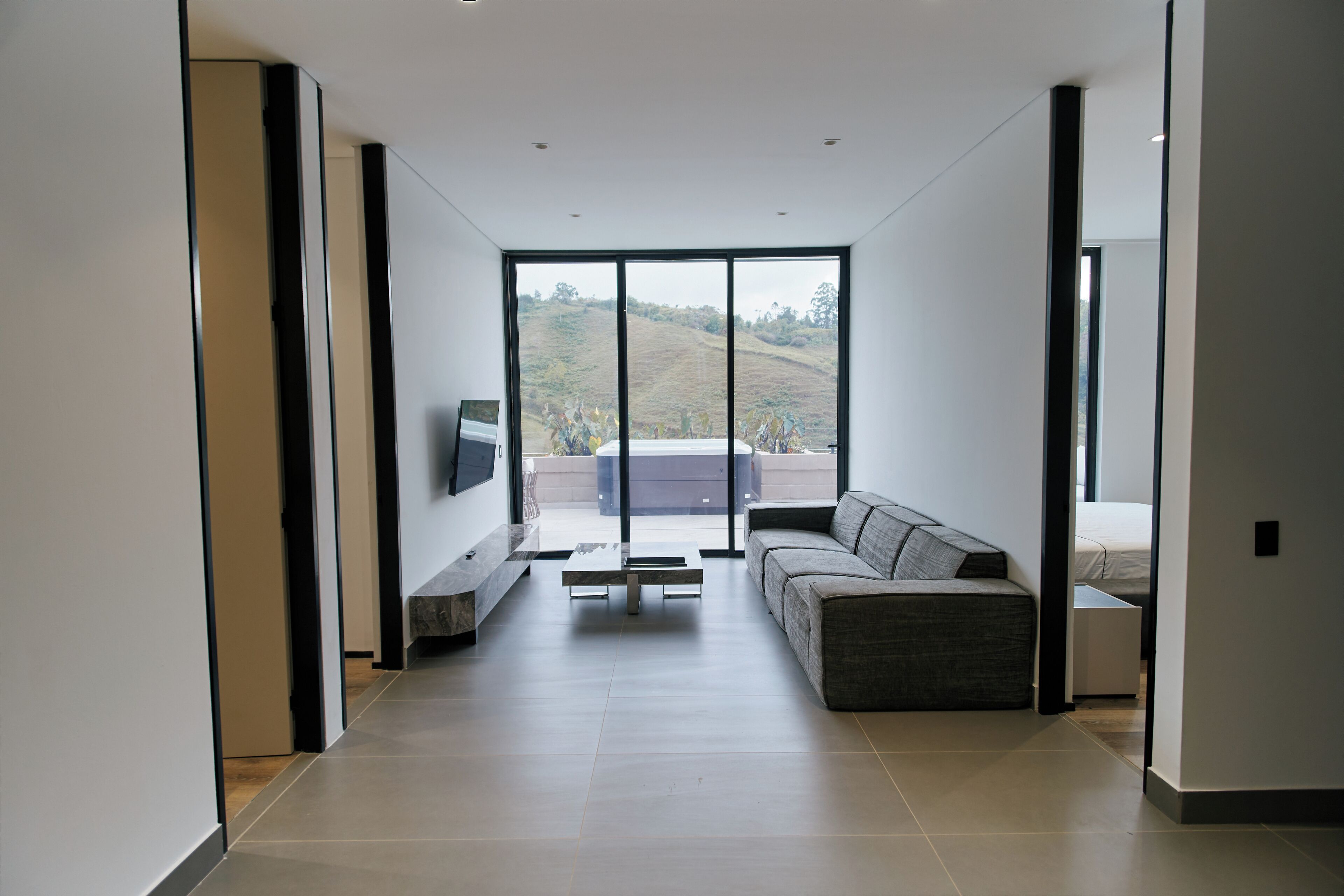 Familien-Ferienhütte, 2 Schlafzimmer | Wohnbereich