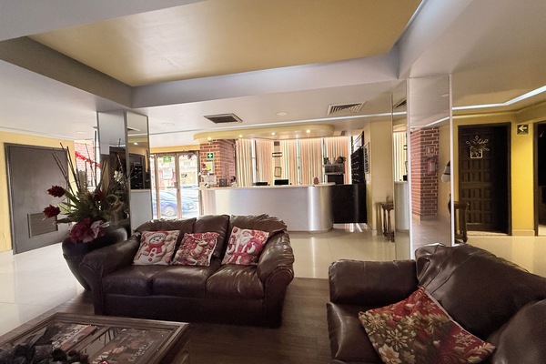 Sala de estar en el lobby