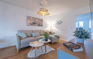 Smart TV, fireplace - Cozy apartment in Kappeln with sauna (Kappeln)