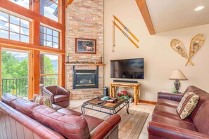 TV, fireplace, video games, stereo - Luxury Elkpoint 3-True Ski-In/Out Pet Allowed Villa (Durango)