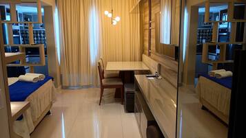 Apartemen Basic | 1 kamar tidur dan Wi-Fi gratis