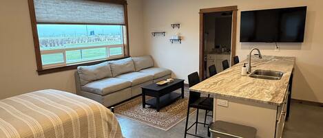 1 Schlafzimmer, kostenloses WLAN, Bettwäsche, Rollstuhlgeeignet