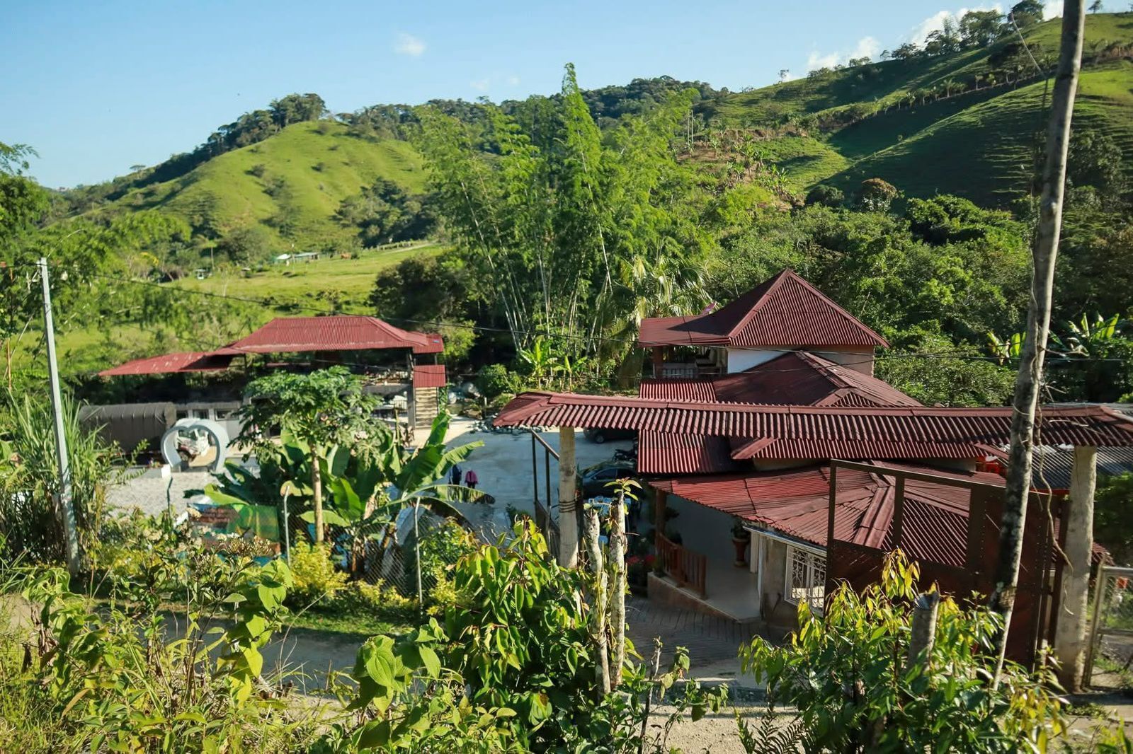 Fachada de la propiedad