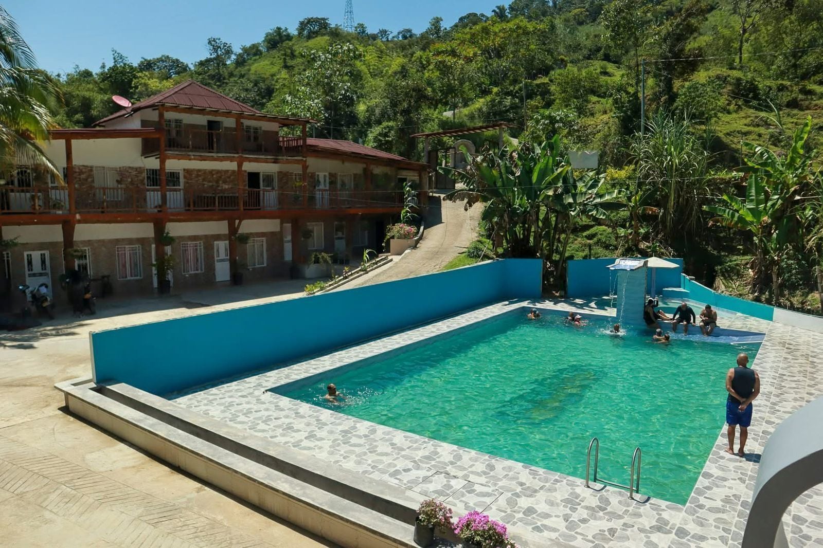 Alberca al aire libre 