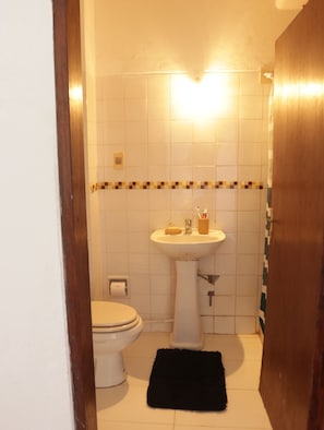 Towels, soap, toilet paper