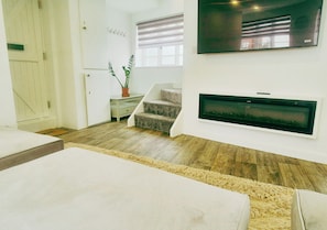 Lyxlägenhet - privat badrum | Lounge