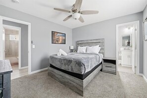 3 habitaciones, wifi gratis, ropa de cama y acceso para silla de ruedas 