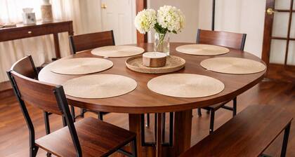 Charming 2BR Home with Backyard + Fast WiFi Sleeps 6