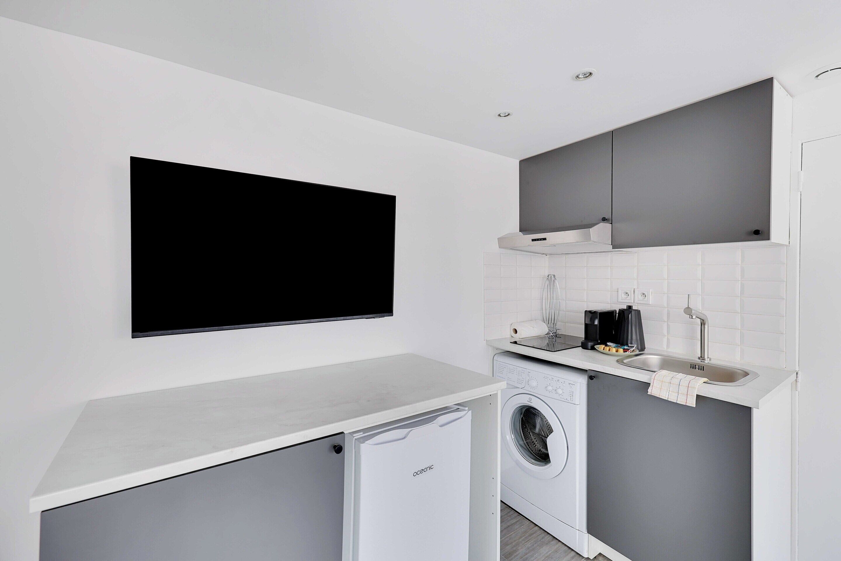 公寓 | 私人厨房 | 冰箱、微波炉、炉灶、茶具/咖啡用具