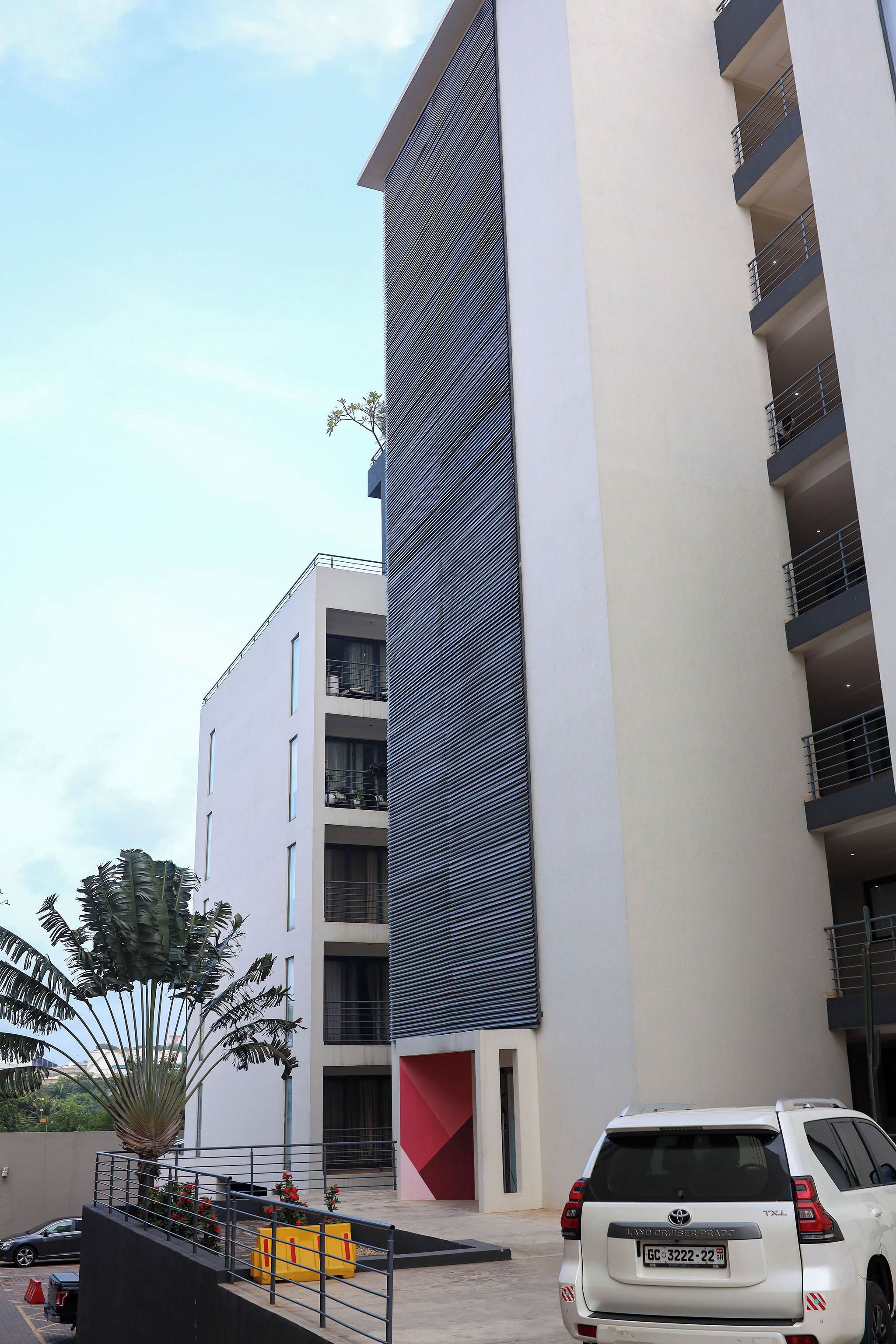 Façade de l’hébergement