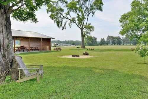 Relax by the Fire • Grill and Dine Under the Stars