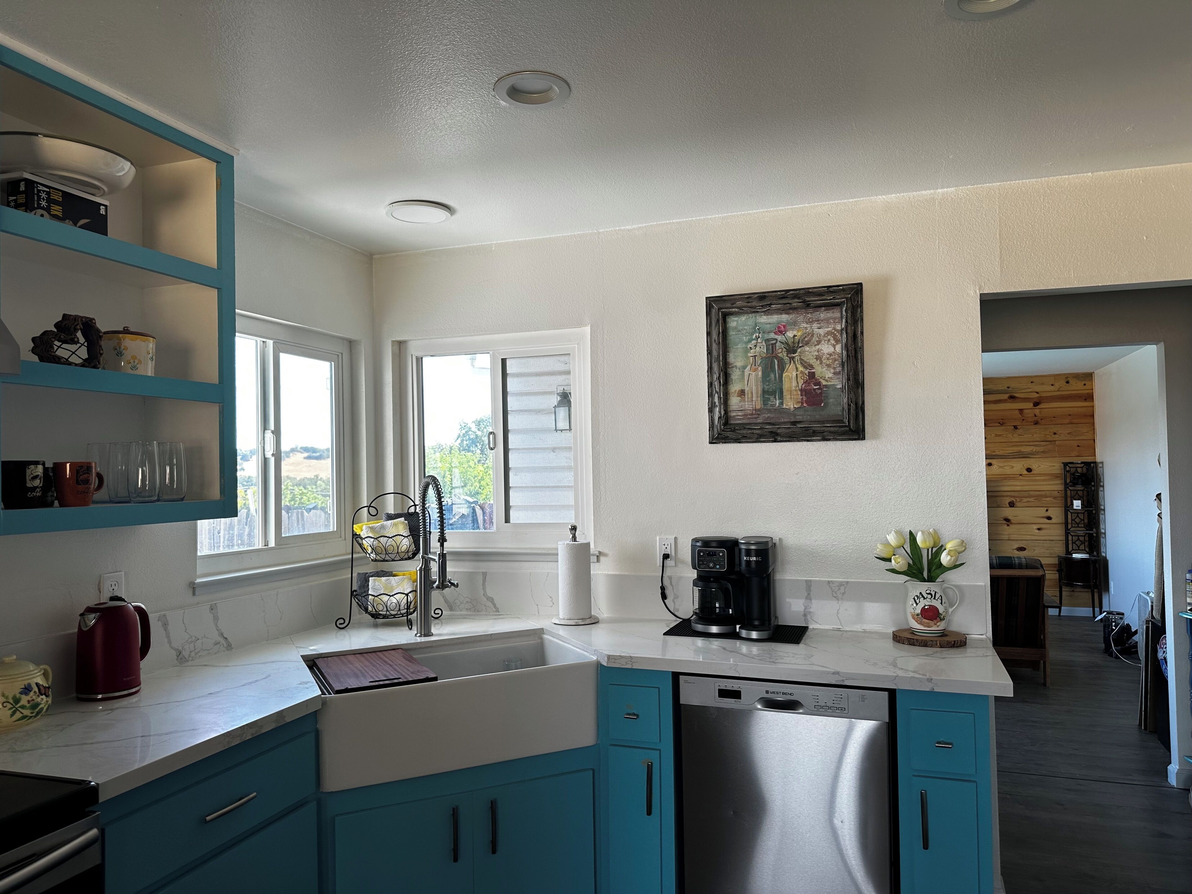 Microwave, oven, stovetop