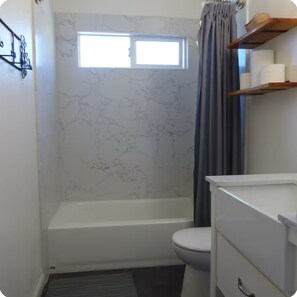 Towels, soap, toilet paper