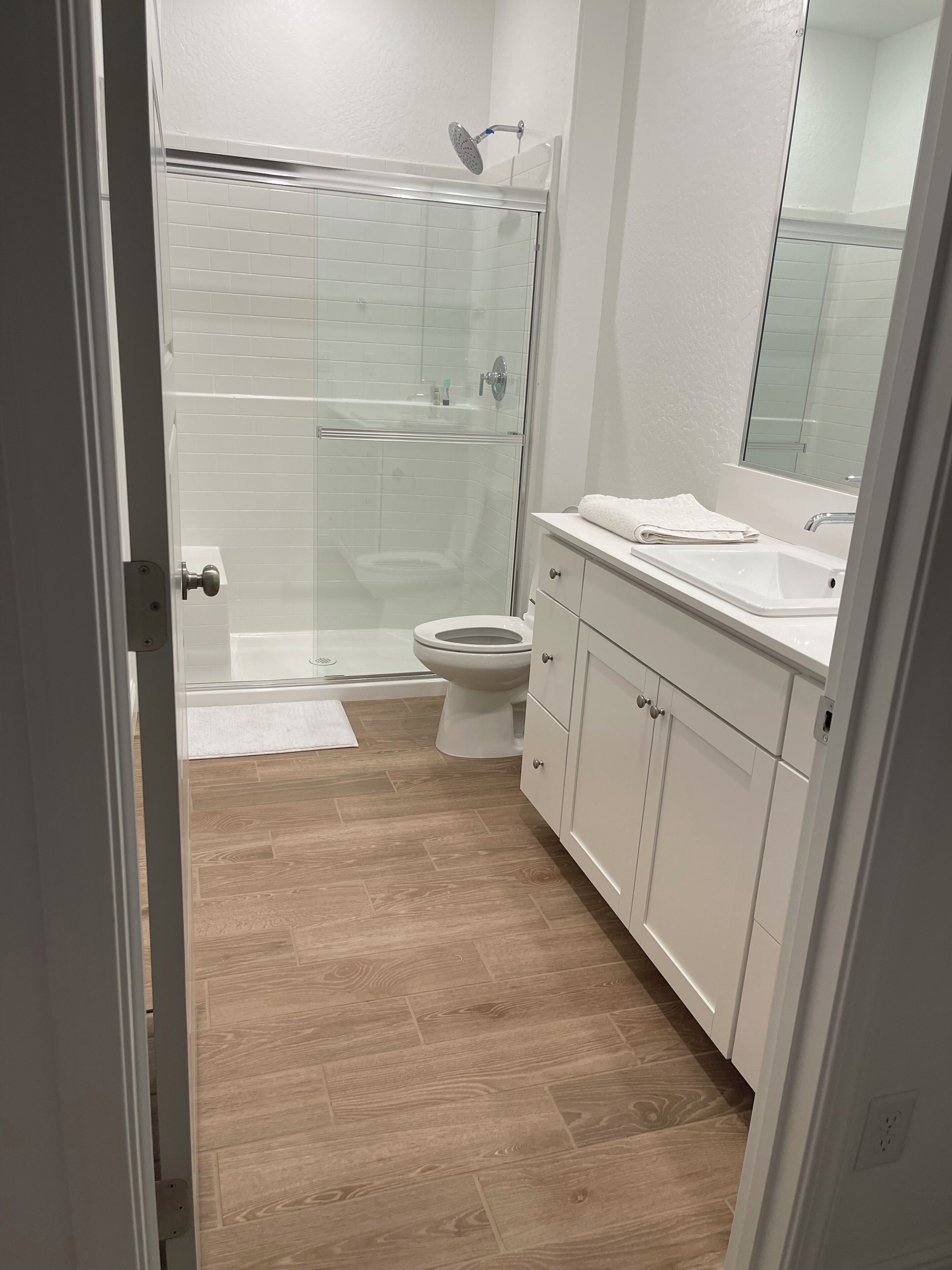 Towels, toilet paper