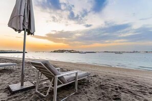 Comfort Apartment, Balcony, Beach View | Beach/ocean view - Private Beach Pool Lux Beachfront (Dubai)