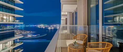 Leilighet – comfort, balkong, strandutsikt | Terrasse/patio