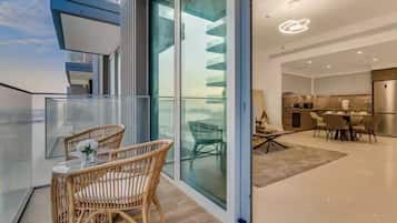 Comfort Apartment, Balcony, Beach View | Teres/patio
